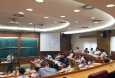 Uczestnicy projektu podczas zajęć