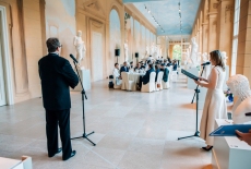 uczestnicy wydarzenia w Galerii Rzeźby