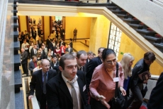 fot. Sebastian Szulfer/KSAP Uczestnicy wchodzą po schodach