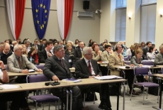 fot. Sebastian Szulfer/KSAP Uczestnicy siedzą na auli przy stołach