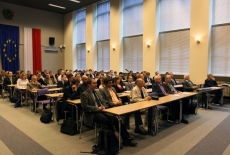 fot. Sebastian Szulfer/KSAP Goście spotkania siedza w ławkach na auli