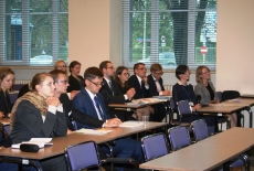 Zgormadzeni goście na auli KSAP.