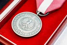 srebrny medal za długoletnią służbę