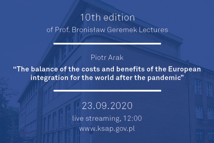 tytuł wykładu i data na tle zdjęcia budynku KSAP