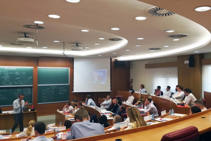 Uczestnicy projektu podczas zajęć