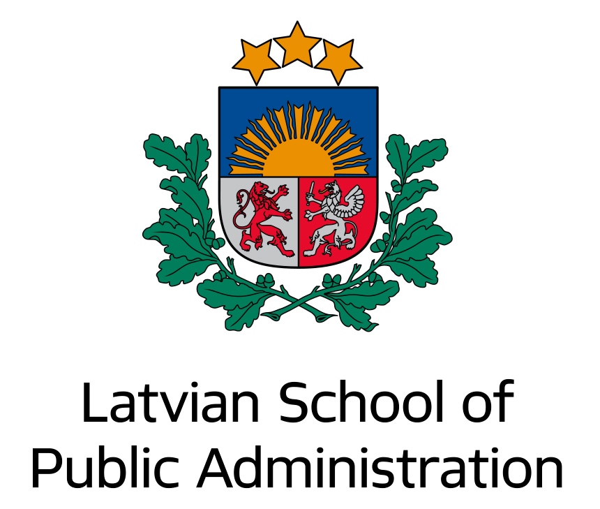  logo łotewskiej szkoły administracji publicznej